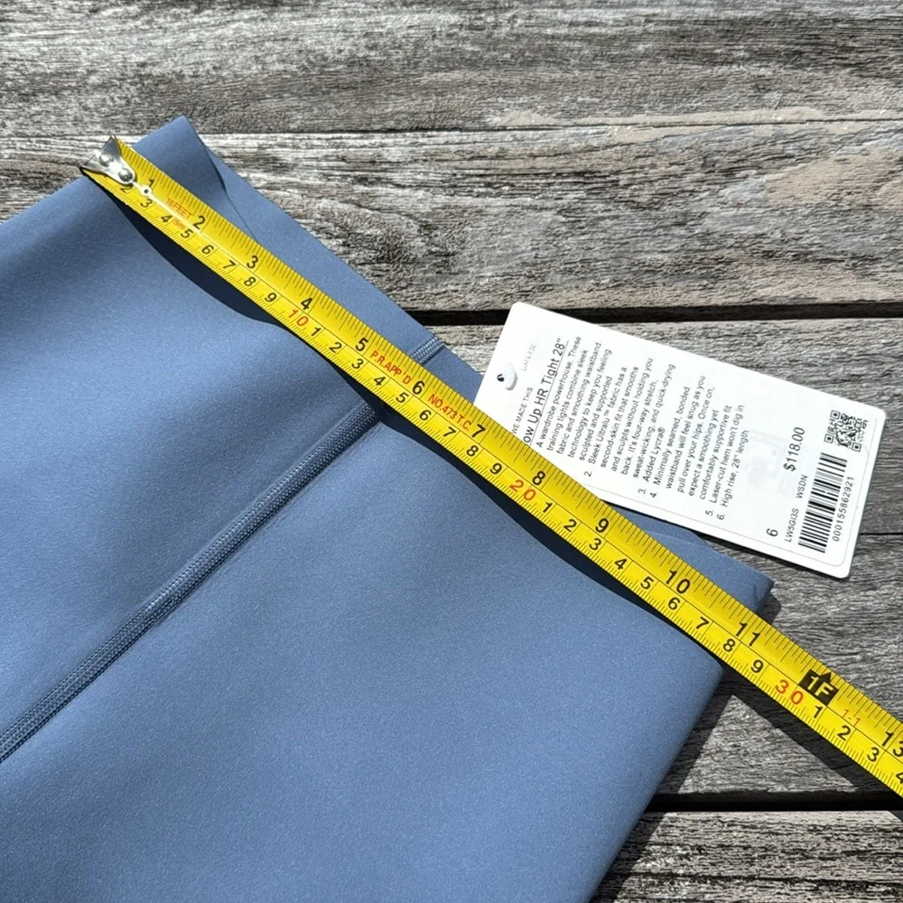 Lululemon Glow Up Super-High-Rise Tight 28" Washed Denim size 6 NWT Blue legging - Picture 4 of 8